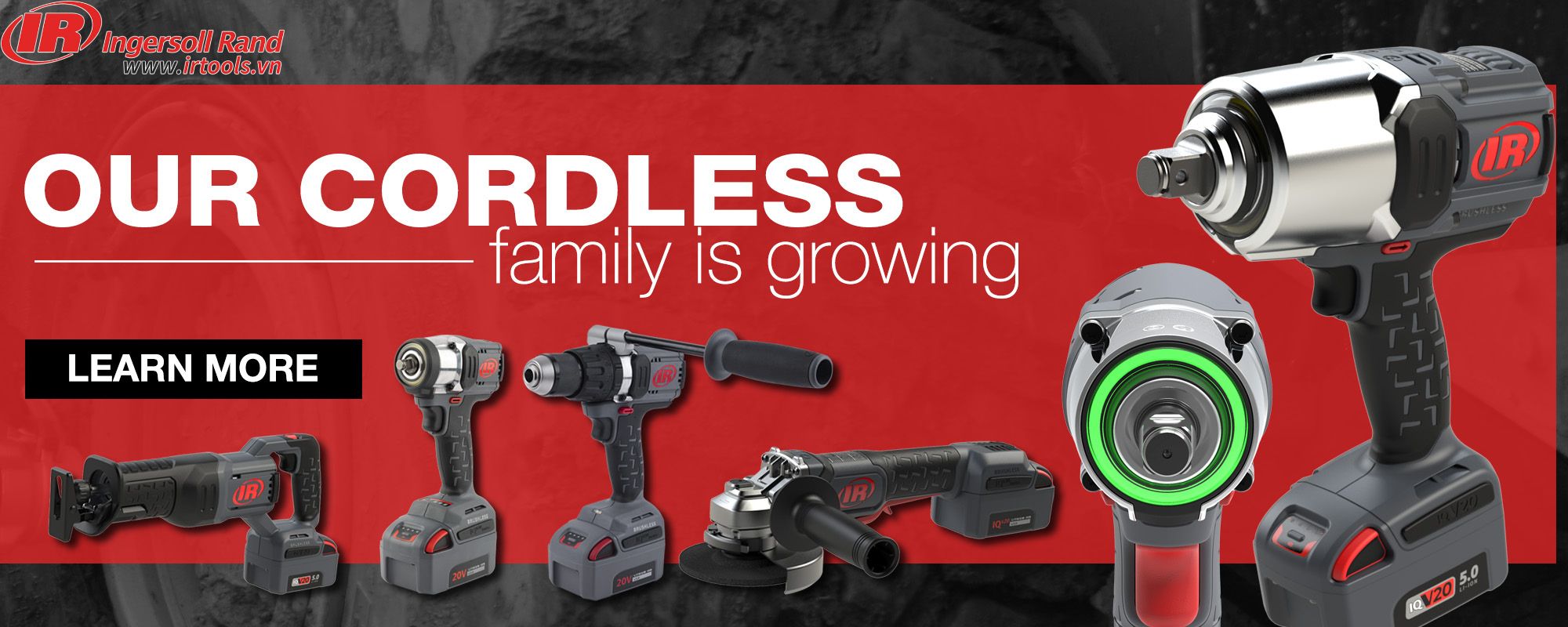 dòng sản phẩm power tools của Ingersoll Rand