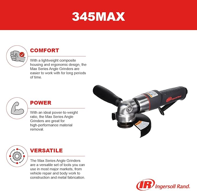 Máy Mài Góc Khí Nén 345MAX Series Ingersoll Rand