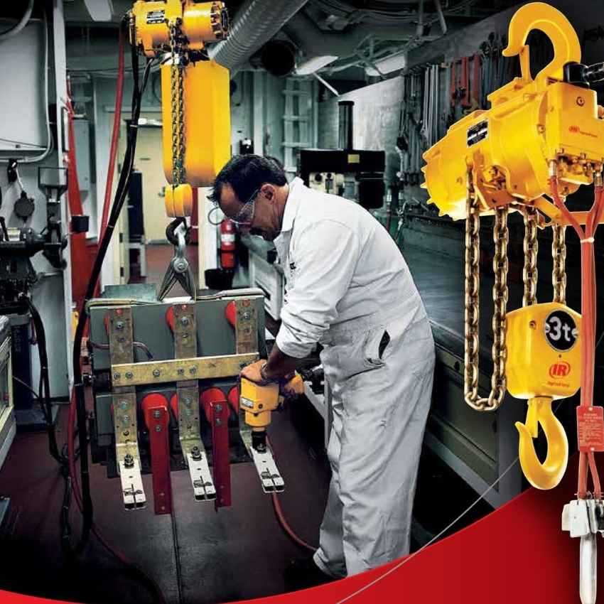 Pa Lăng Xích Khí Nén Ingersoll Rand MLK Series 250kg - 1 tấn