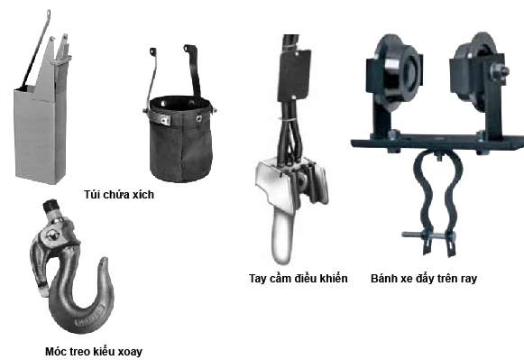 Pa Lăng Xích Khí Nén Ingersoll Rand MLK Series 250kg - 1 tấn