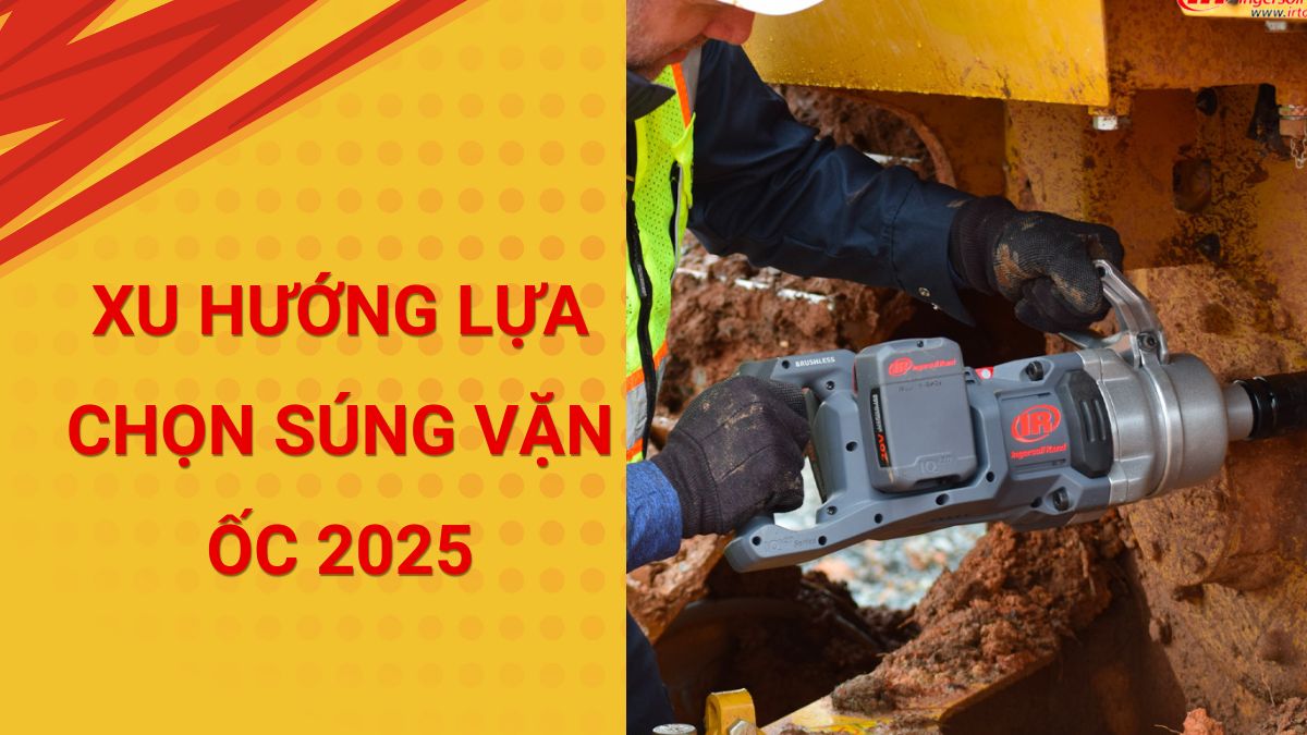 Xu hướng lựa chọn súng vặn ốc khí nén của các gara ô tô năm 2025