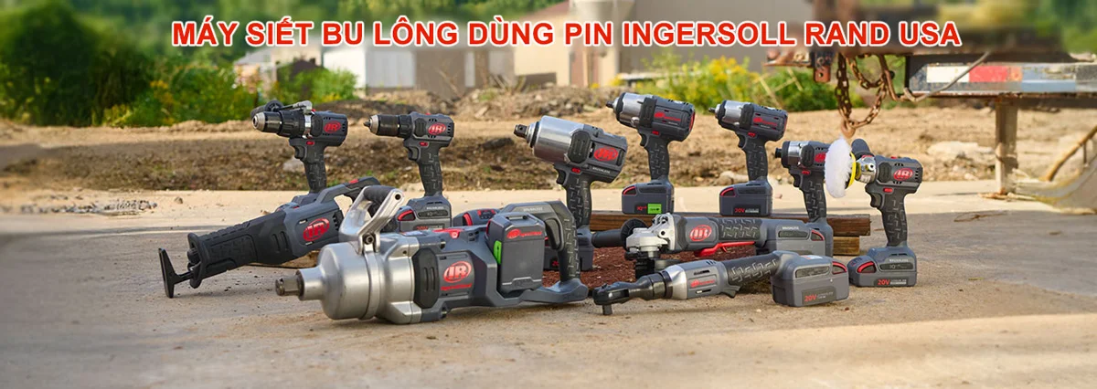 Máy siết bu lông đai ốc pin 1/4 - 1 inch Ingersoll Rand