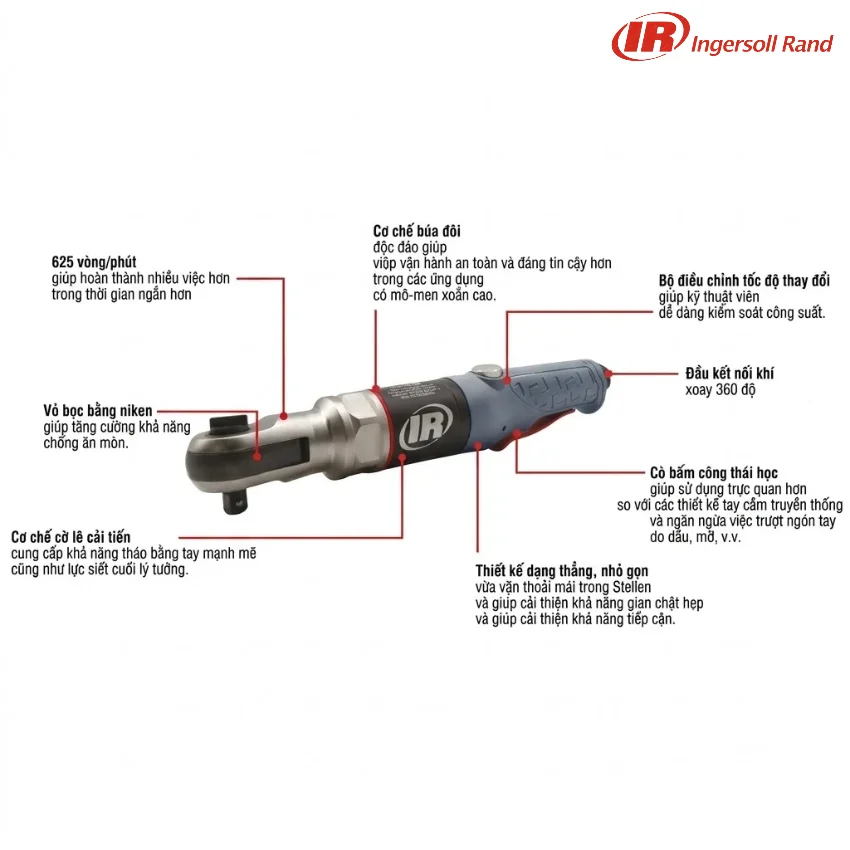 Ingersoll Rand 1211MAX_ Thông Số & Bảo Dưỡng
