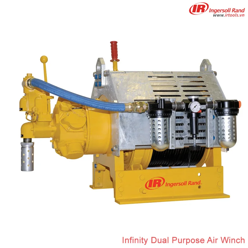 Tời khí nén Ingersoll Rand Infinity chuẩn ATEX Zone 1 Zone 2 (2)