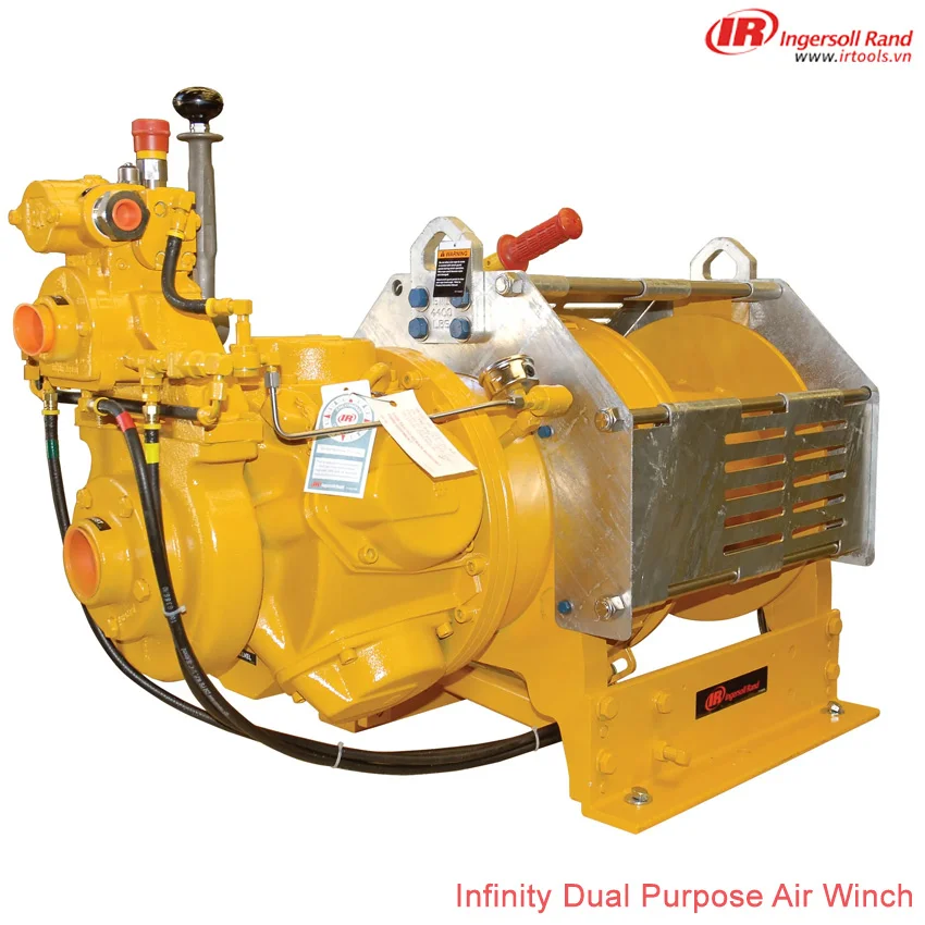 Tời khí nén Ingersoll Rand Infinity chuẩn ATEX Zone 1 Zone 2 (1)