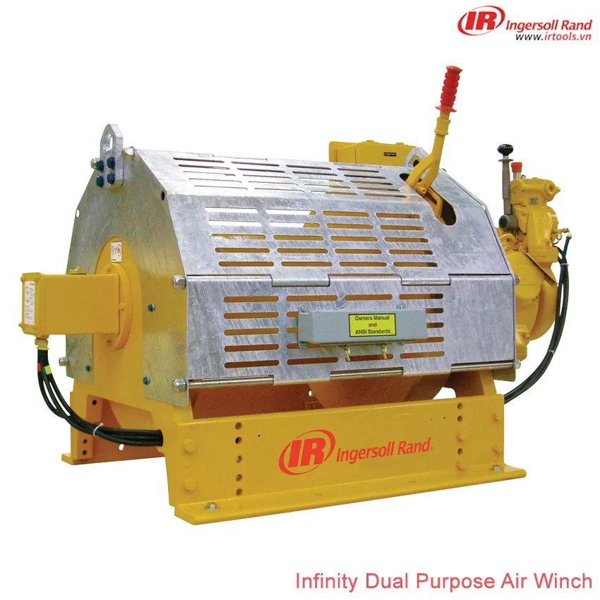 Tời khí nén Ingersoll Rand Infinity chuẩn ATEX Zone 1 Zone 2