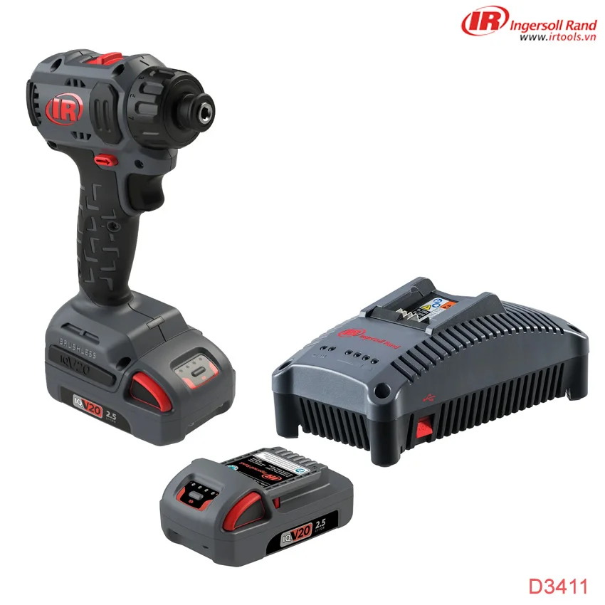 bộ Máy vặn vít dùng pin 1/4", 50Nm Ingersoll Rand D3411