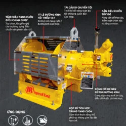 Tời Khí Nén Khai Thác Mỏ Ingersoll Rand FA2i tải trọng 2 tấn